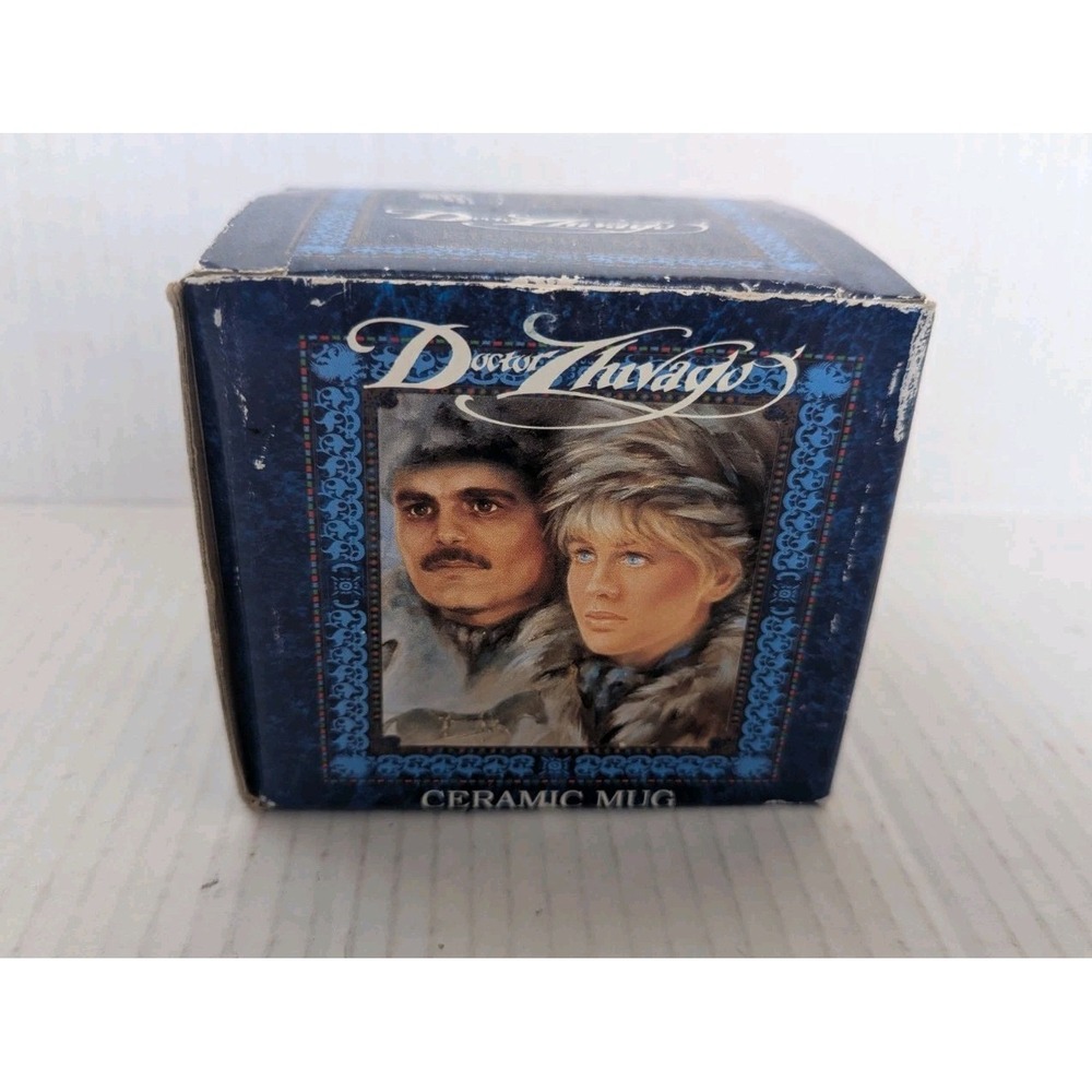 Doctor Zhivago Porcelain Coffee Mug 1991 Movies Turner Entertainment-NEW IN BOX